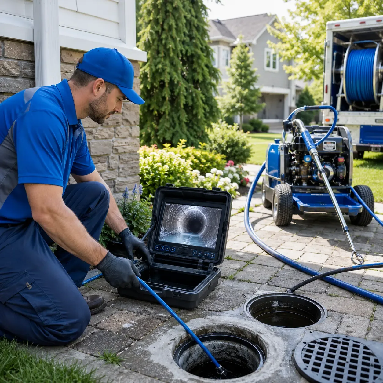 Outdoor drain cleaning professionals serving Smyer, TX