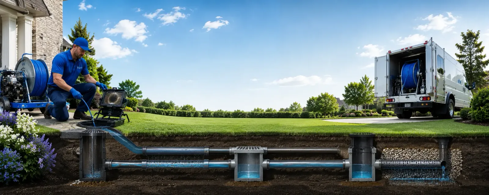 Outdoor drain cleaning information for Smyer, TX
